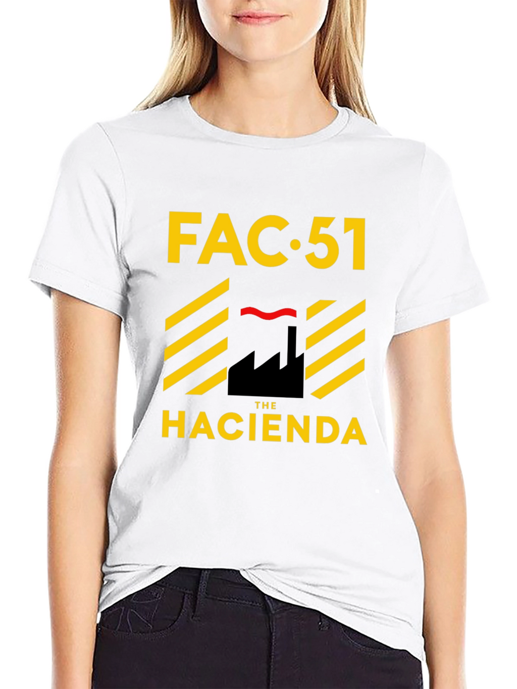 FAC 51 The Hacienda Black Graphic Tee