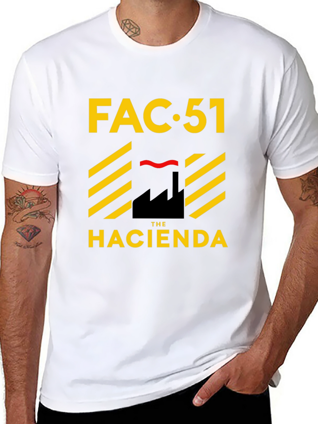 FAC 51 The Hacienda Black Graphic Tee