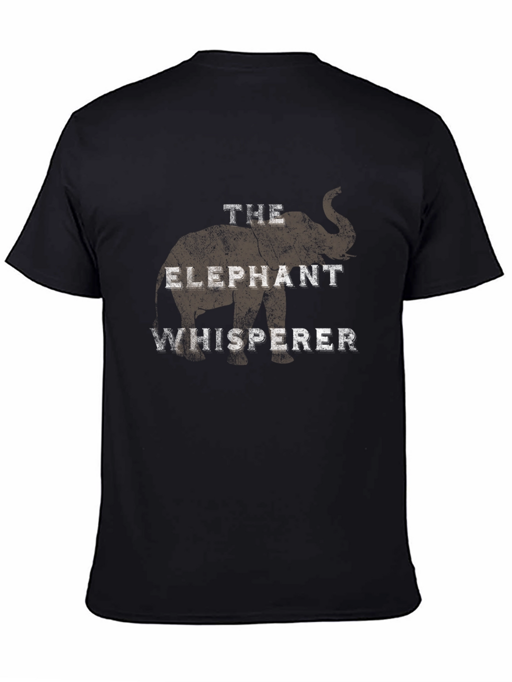 Elephant Whisperer Graphic Tee - Mens Black T-Shirt