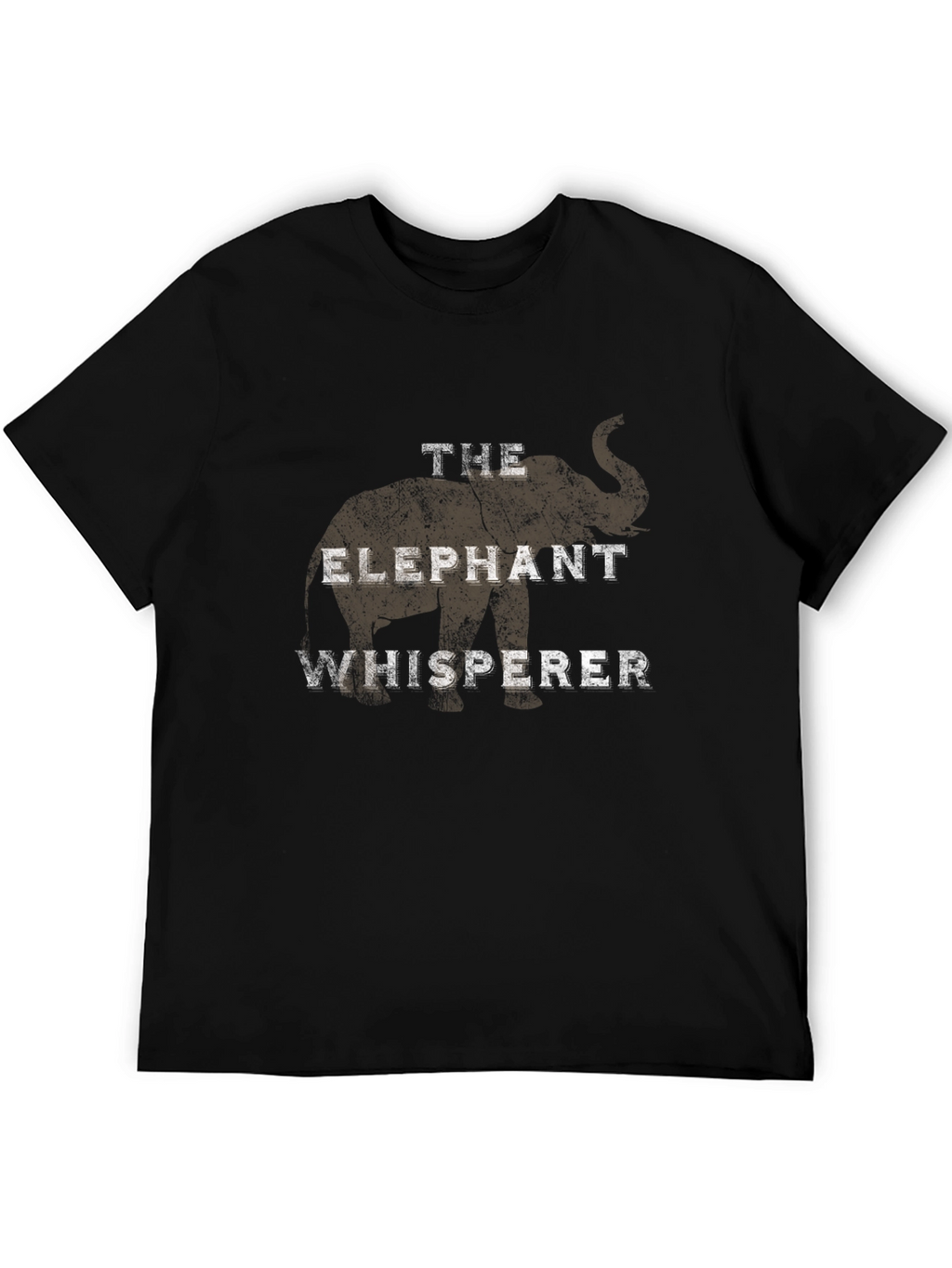 Elephant Whisperer Graphic Tee - Mens Black T-Shirt