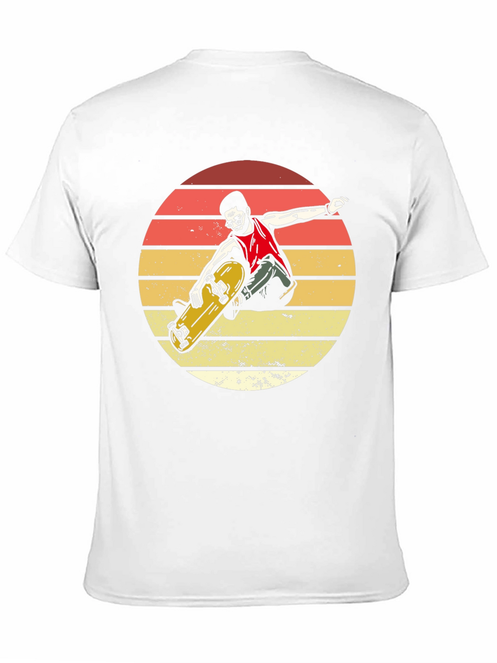 Skater Sunset Graphic Tee - Retro Style