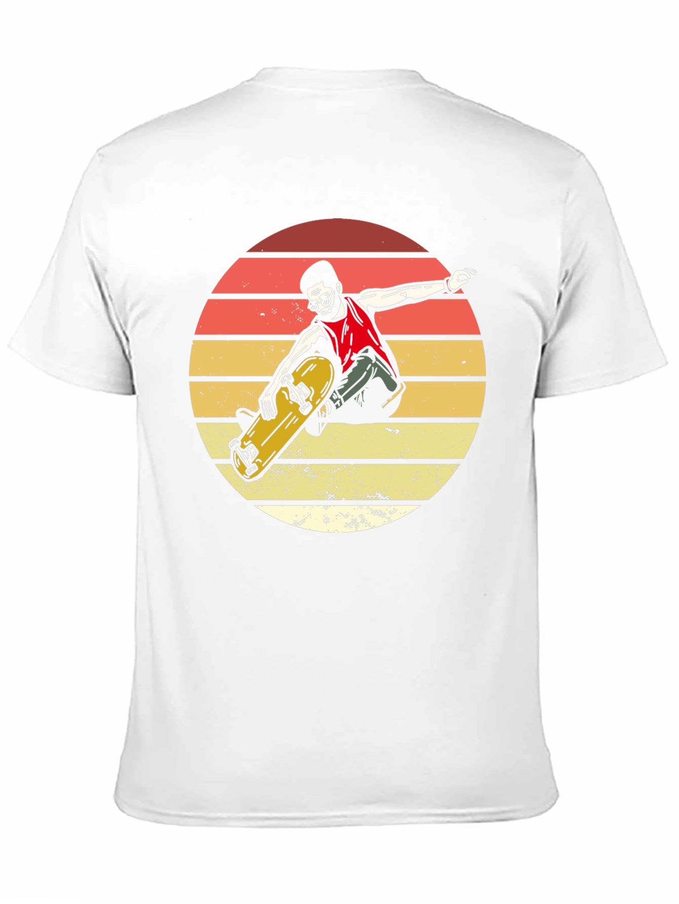 Skater Sunset Graphic Tee - Retro Style