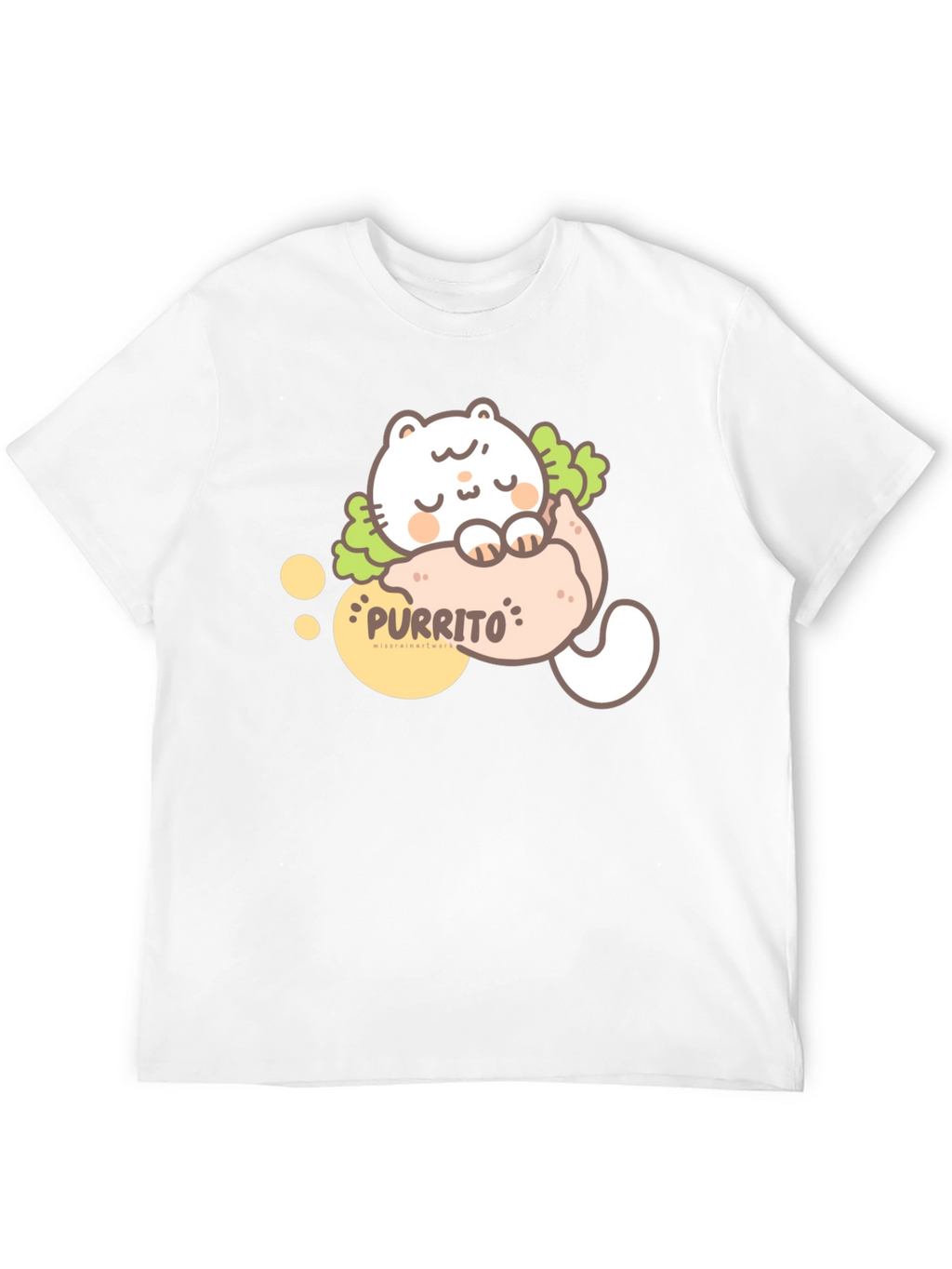 Purrito Cat T-Shirt - Cute Kawaii Style