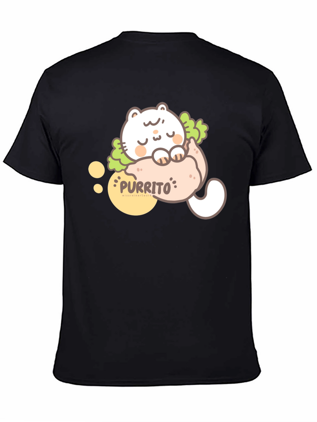 Purrito Cat T-Shirt - Cute Kawaii Style
