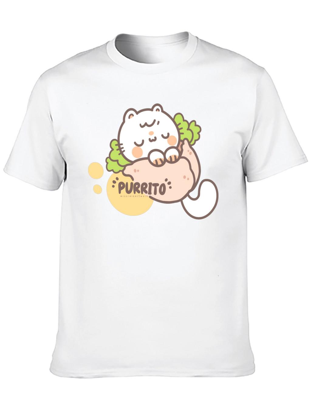 Purrito Cat T-Shirt - Cute Kawaii Style