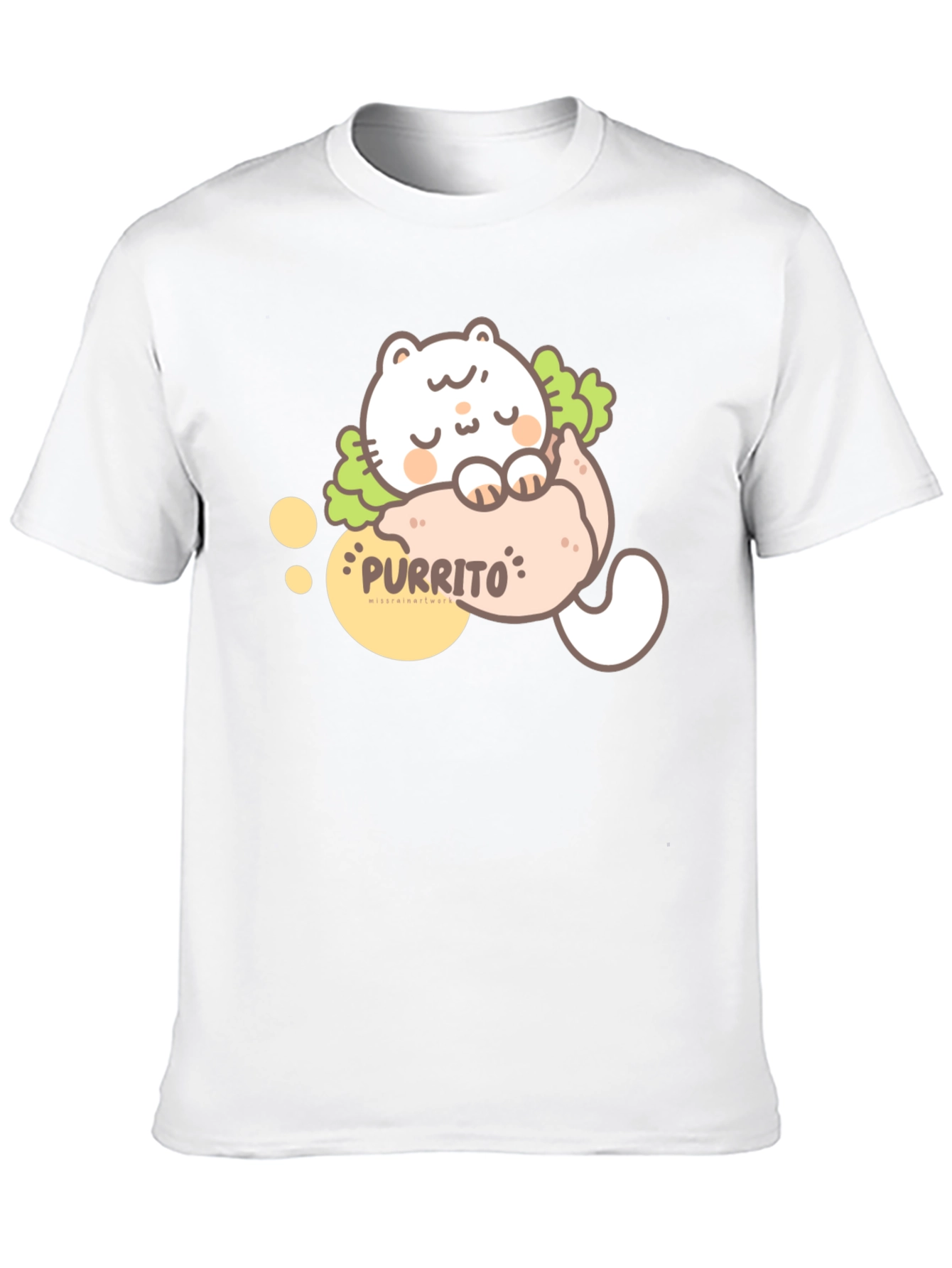 Purrito Cat T-Shirt - Cute Kawaii Style