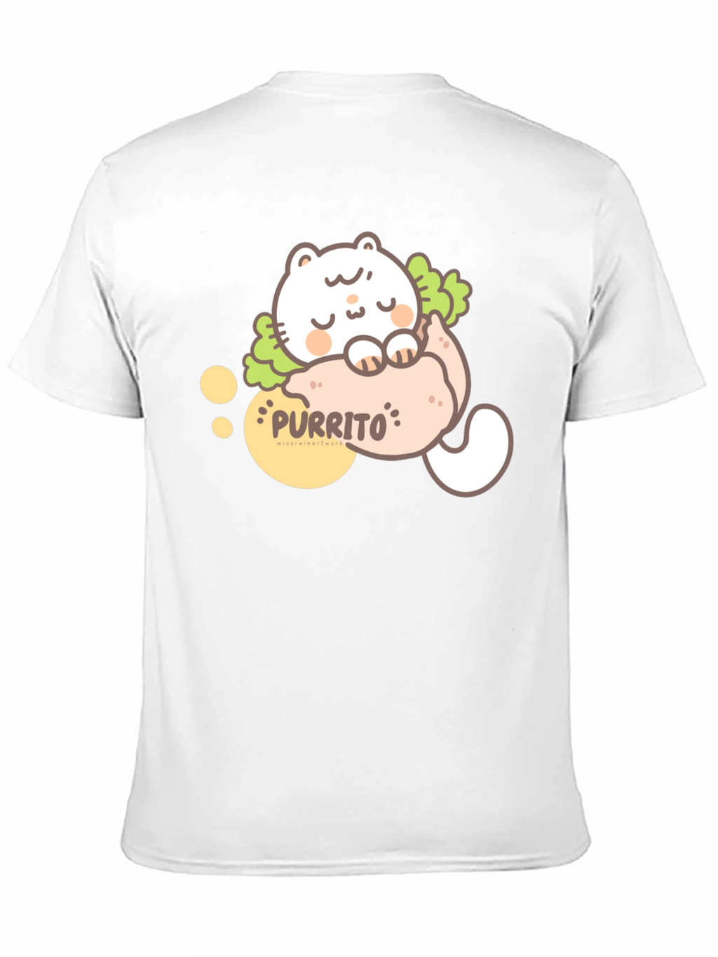 Purrito Cat T-Shirt - Cute Kawaii Style