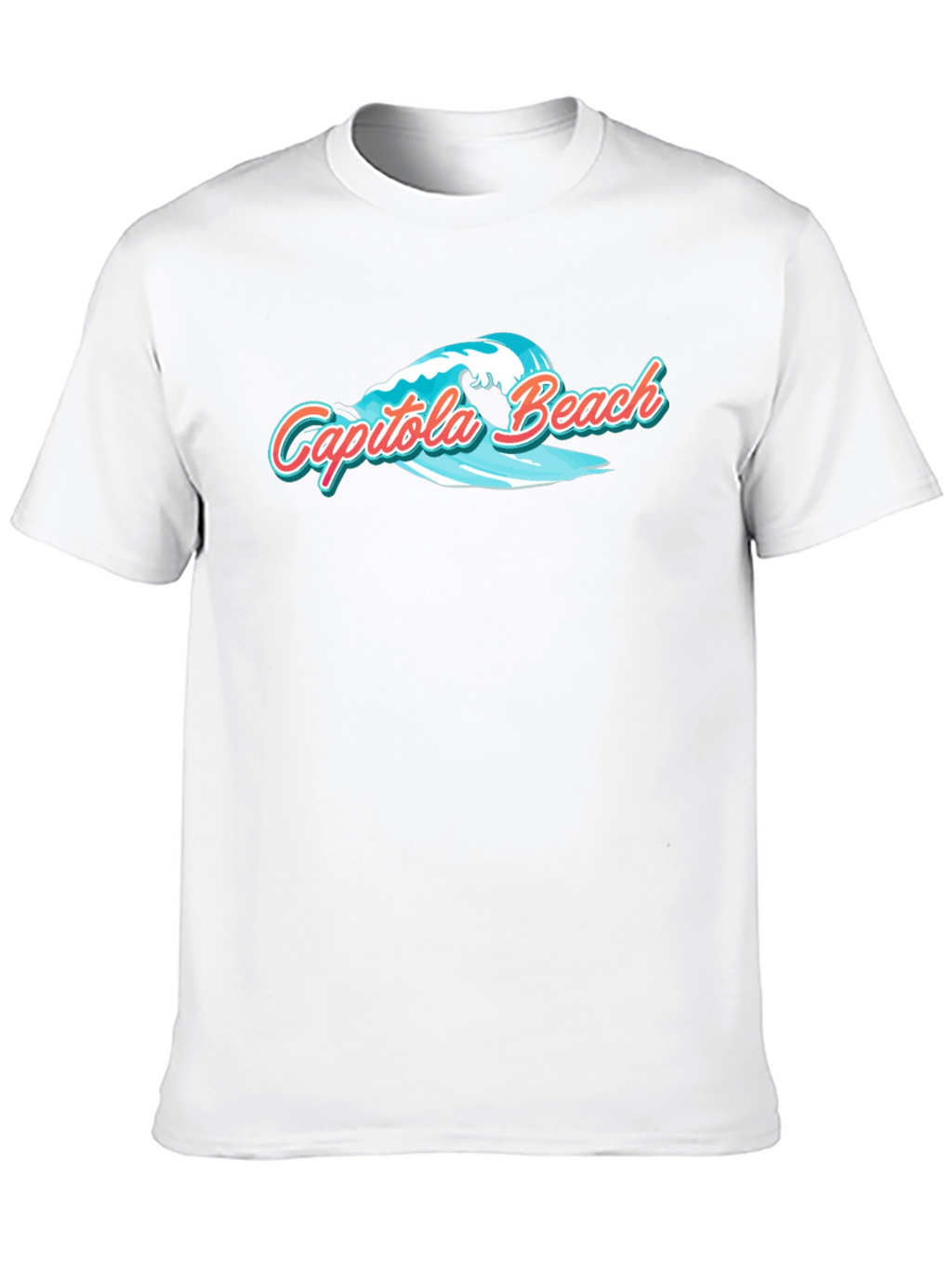 Capitola Beach Graphic T-Shirt - Black