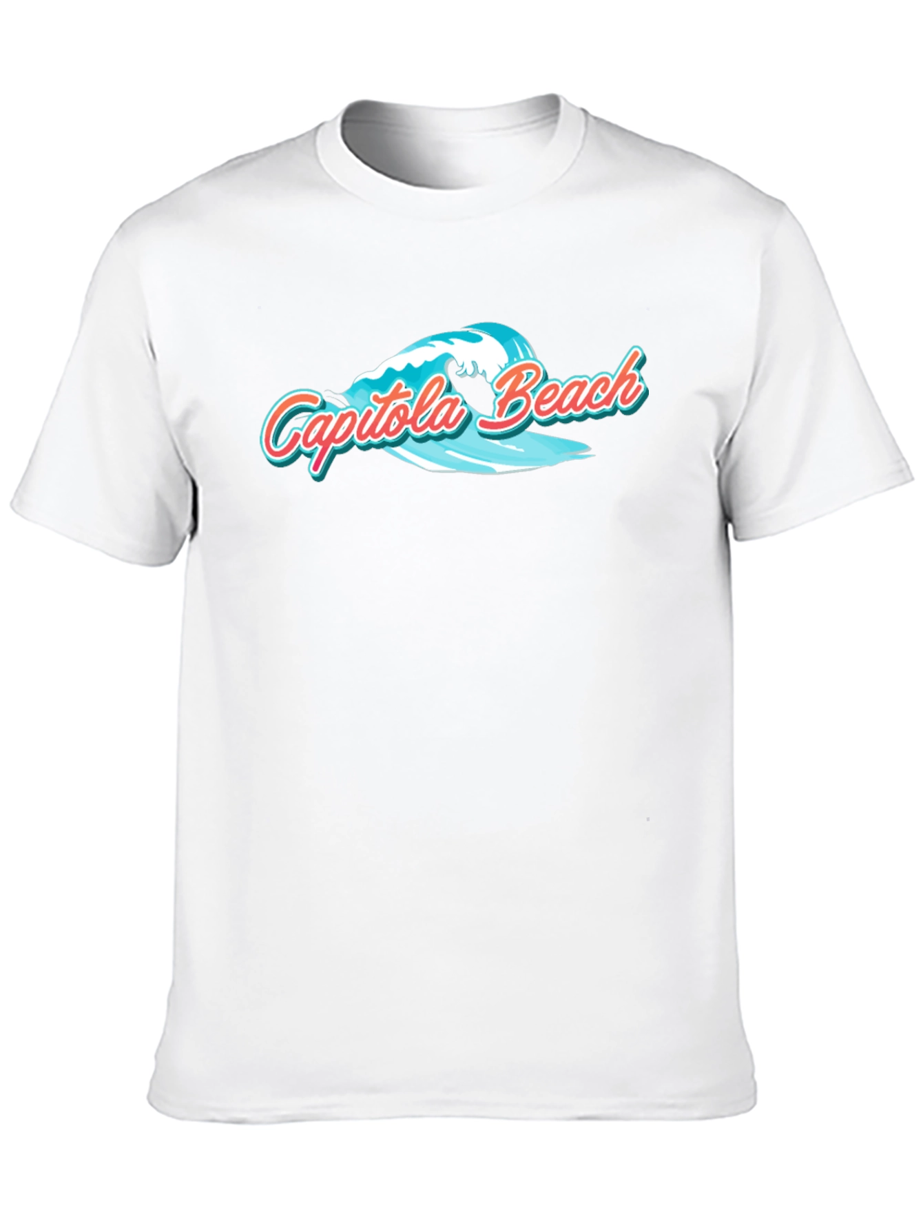 Capitola Beach Graphic T-Shirt - Black