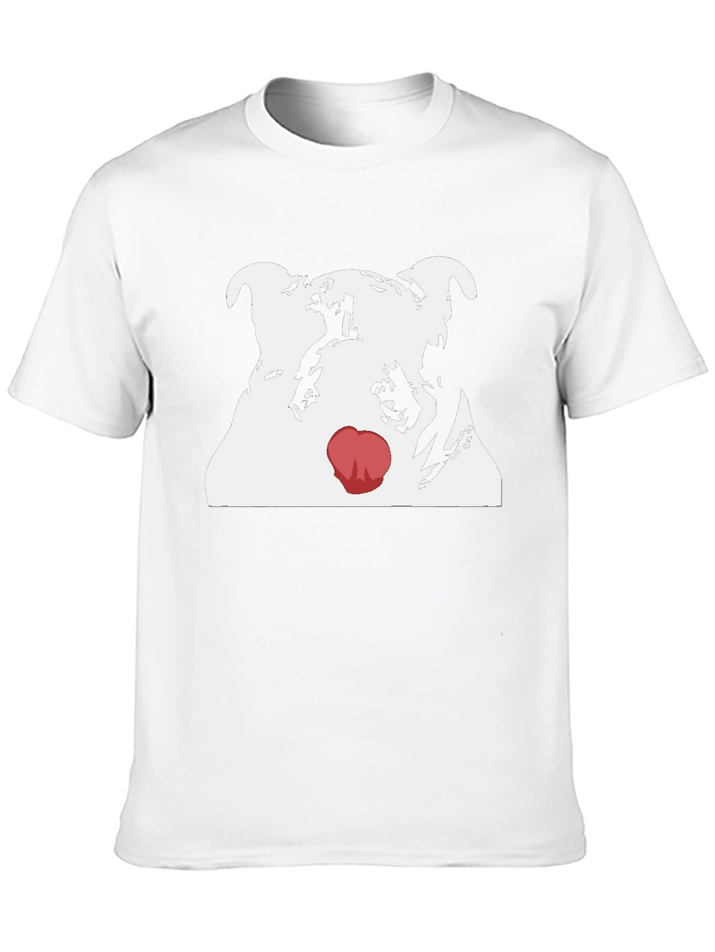 Dog Red Nose T-Shirt - Cool Graphic Tee