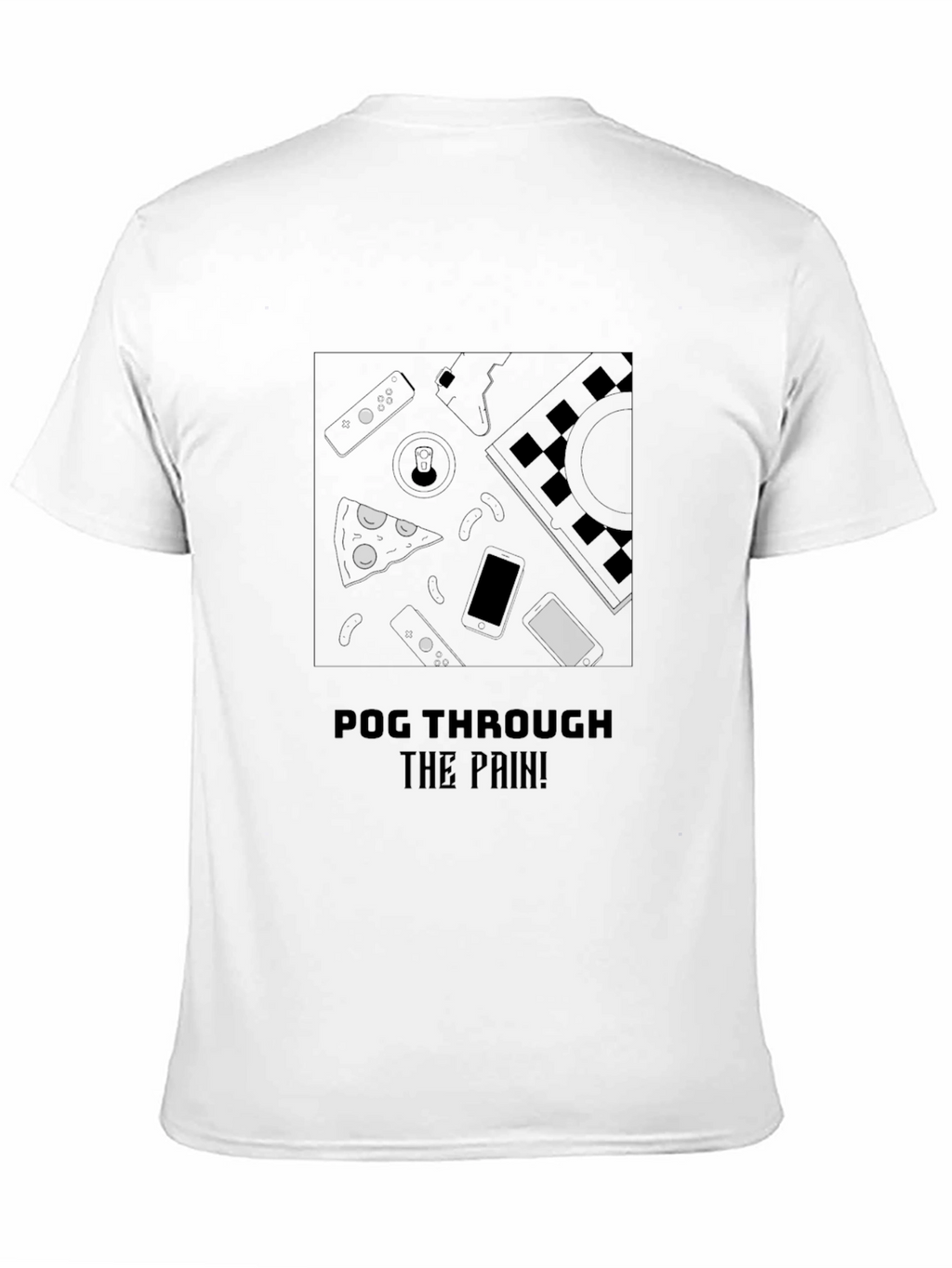 Pog Through the Pain Black T-Shirt