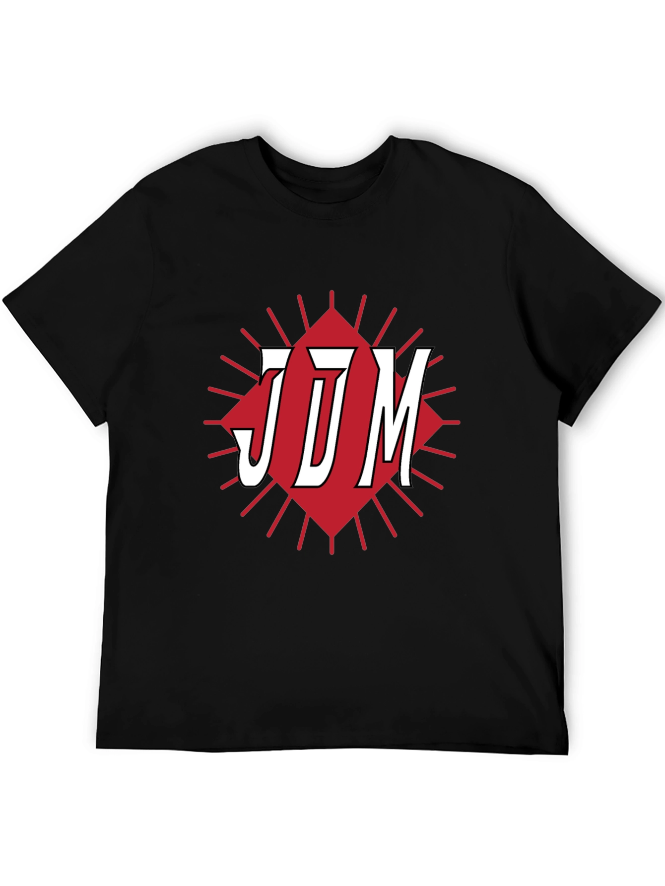 JDM Graphic Tee - Black Cotton Blend