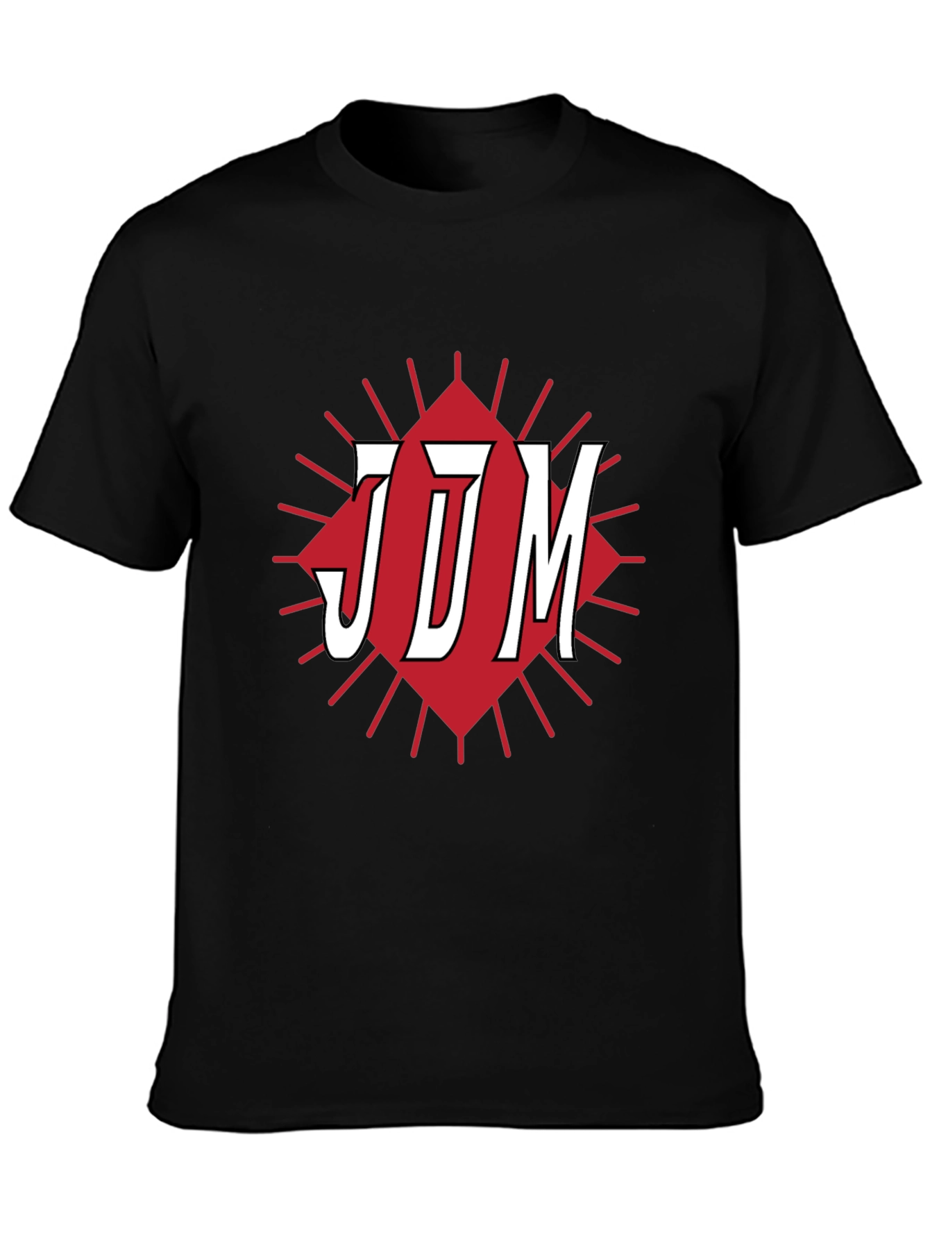 JDM Graphic Tee - Black Cotton Blend