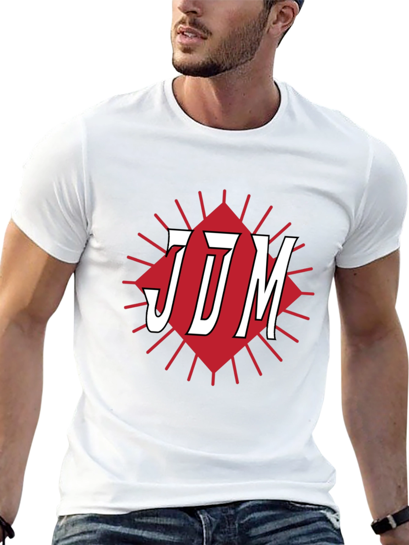JDM Graphic Tee - Black Cotton Blend