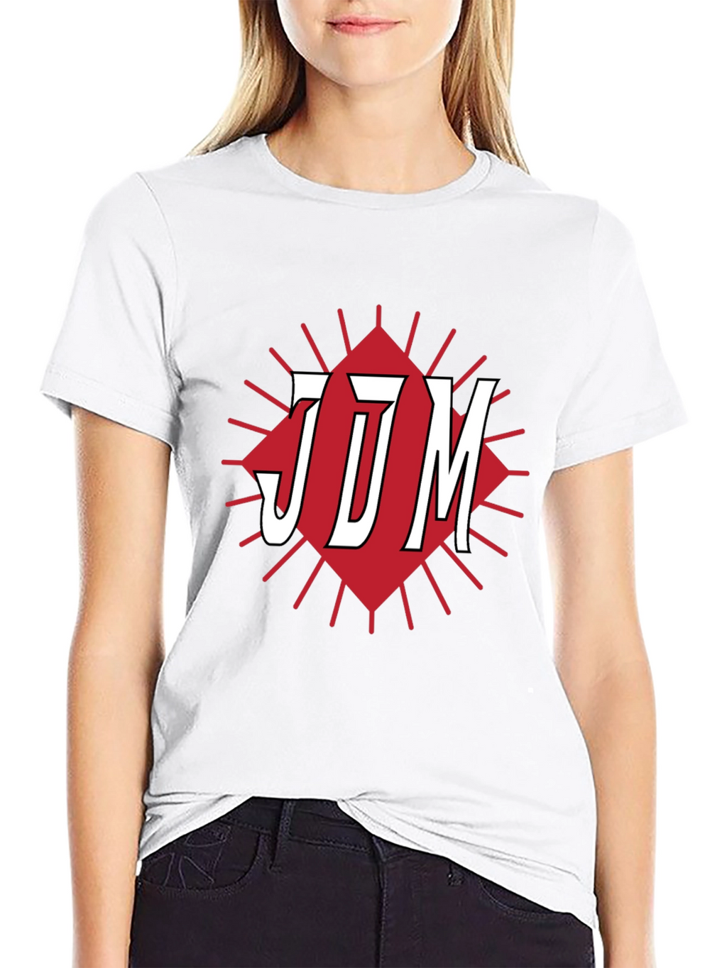 JDM Graphic Tee - Black Cotton Blend