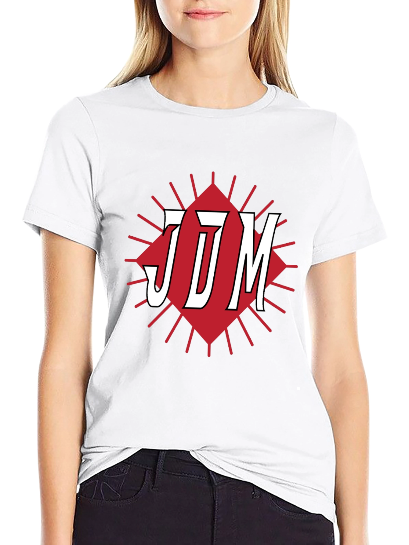 JDM Graphic Tee - Black Cotton Blend