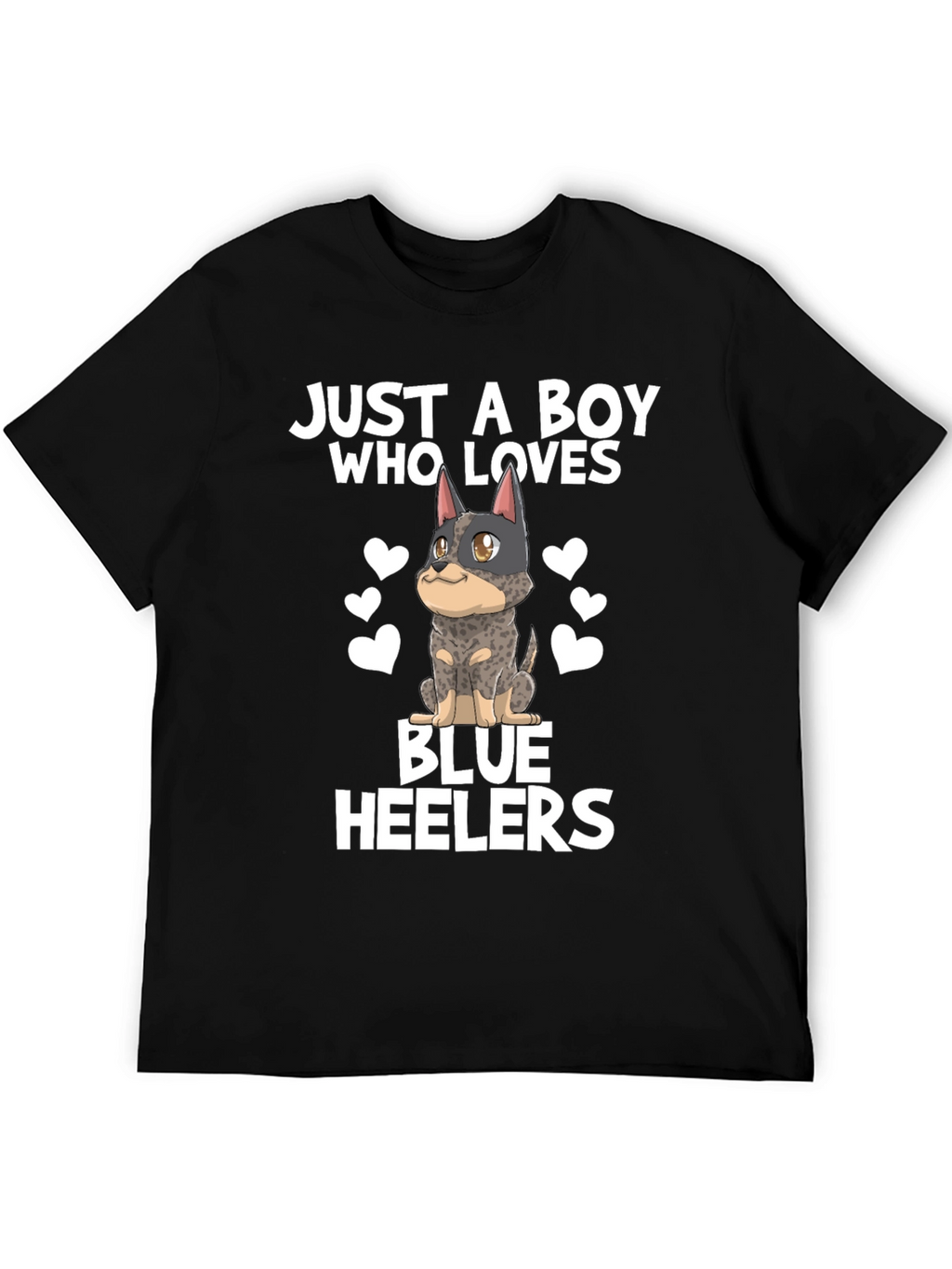 Blue Heeler Dog Lover Mens T-Shirt