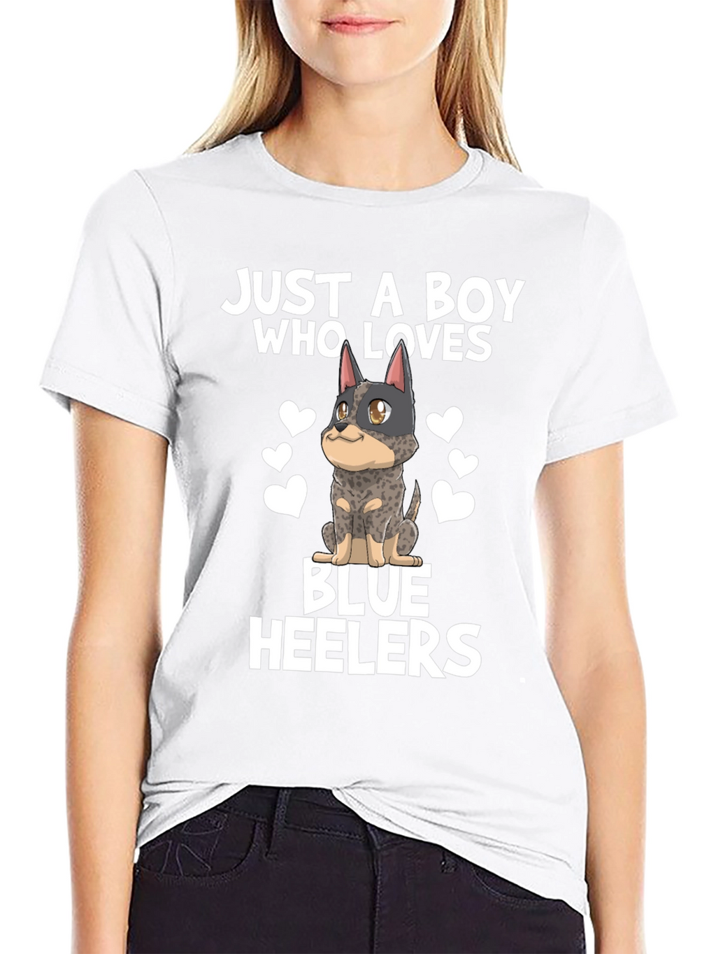 Blue Heeler Dog Lover Mens T-Shirt