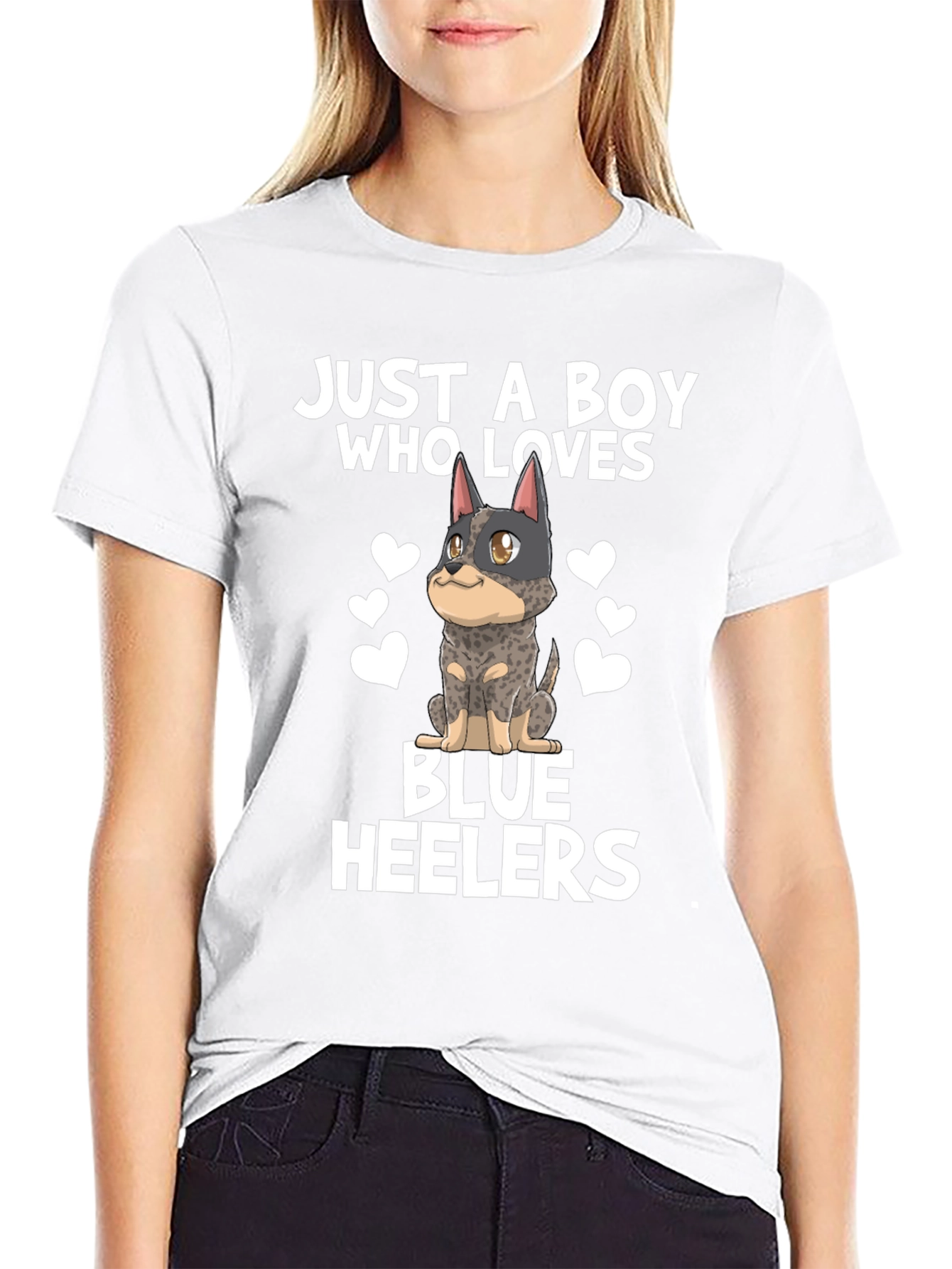 Blue Heeler Dog Lover Mens T-Shirt