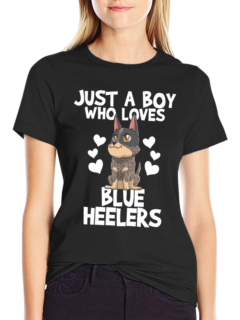 Blue Heeler Dog Lover Mens T-Shirt