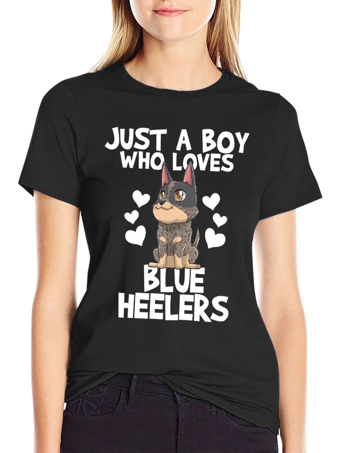 Blue Heeler Dog Lover Mens T-Shirt