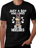 Blue Heeler Dog Lover Mens T-Shirt