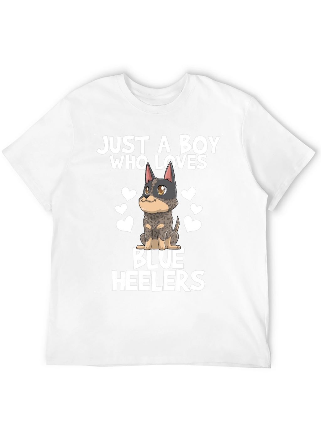 Blue Heeler Dog Lover Mens T-Shirt