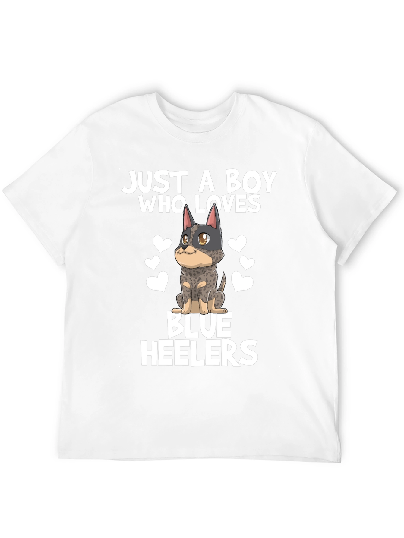 Blue Heeler Dog Lover Mens T-Shirt