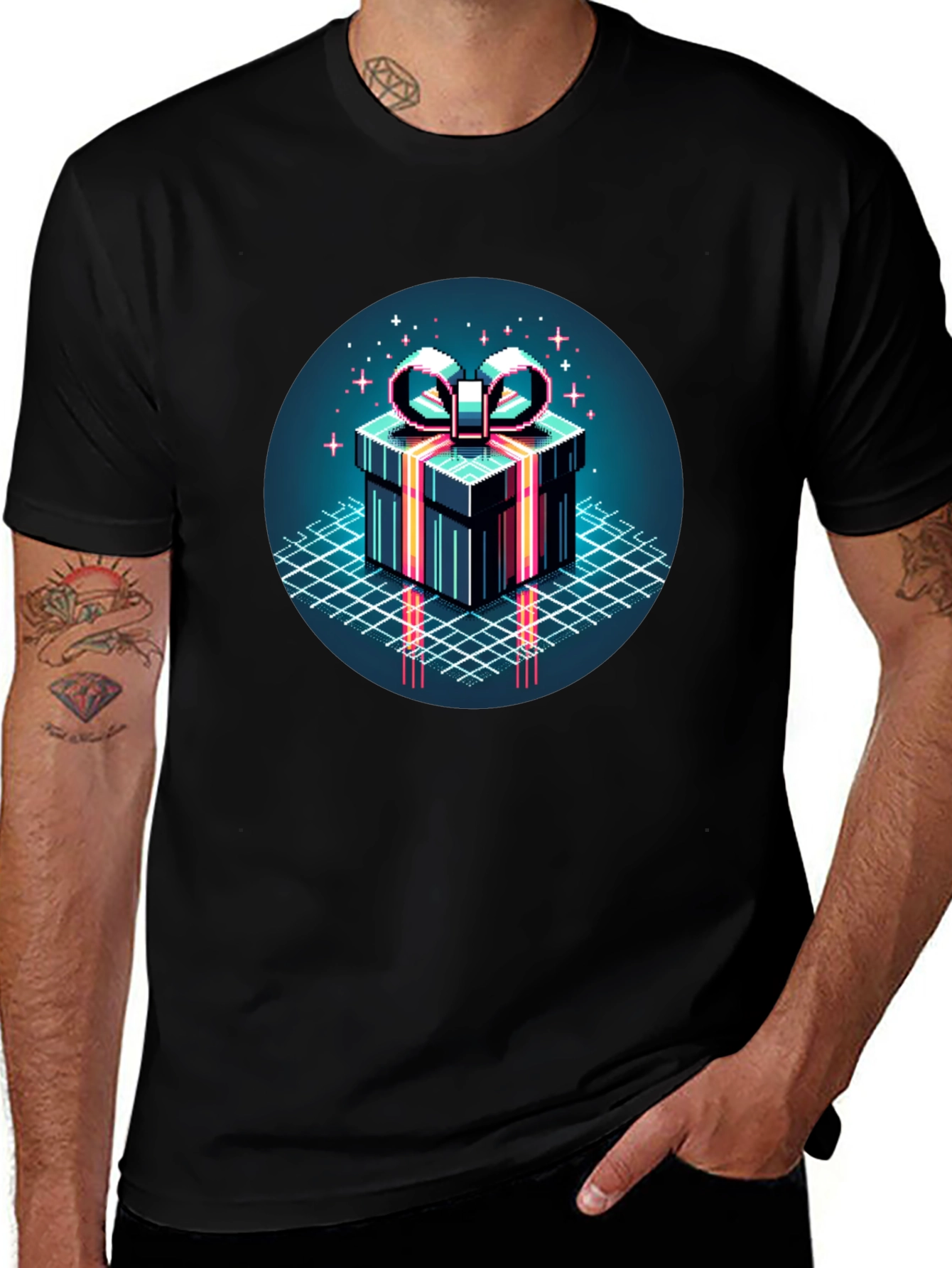Retro Pixel Gift T-Shirt