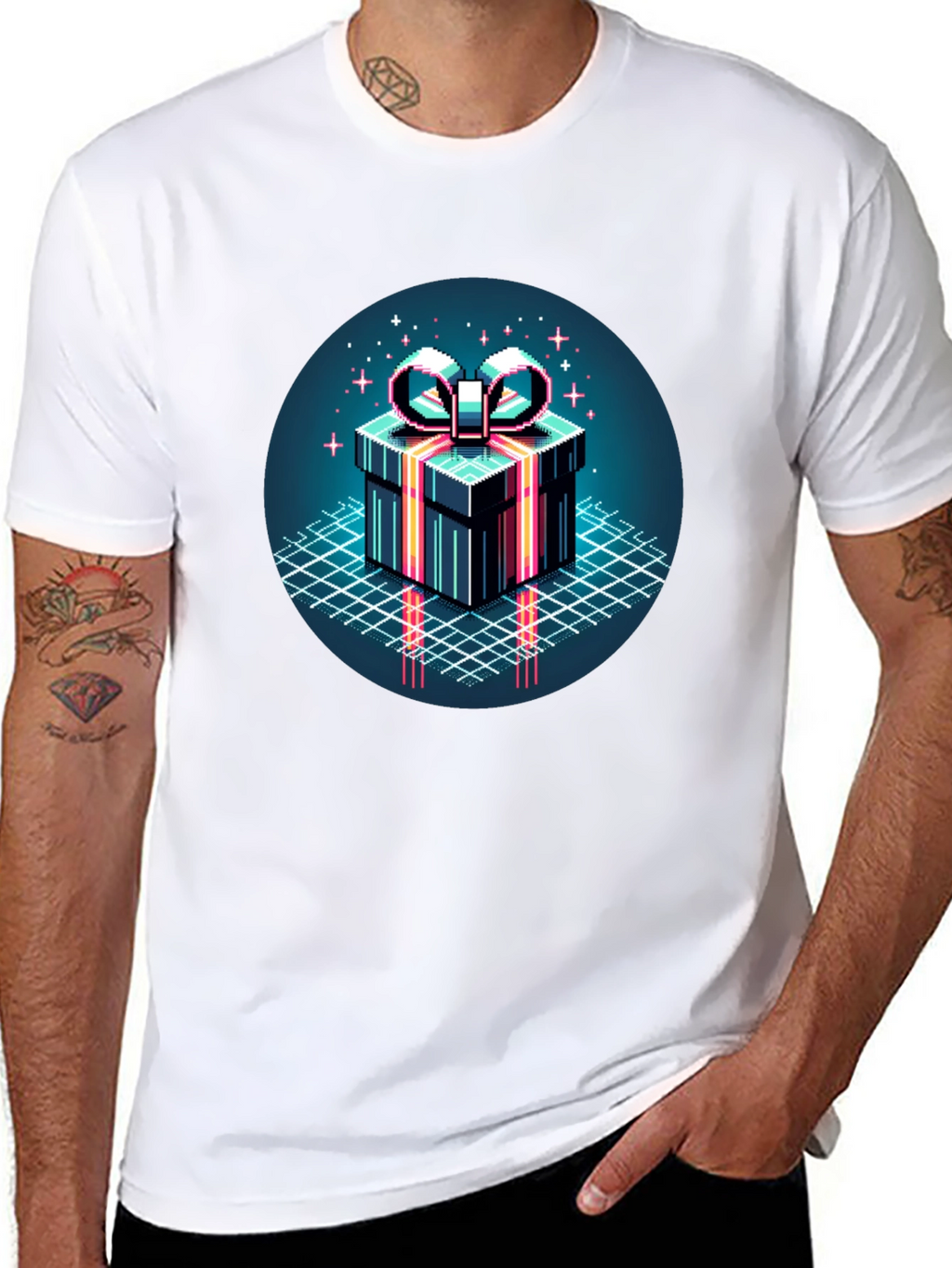 Retro Pixel Gift T-Shirt