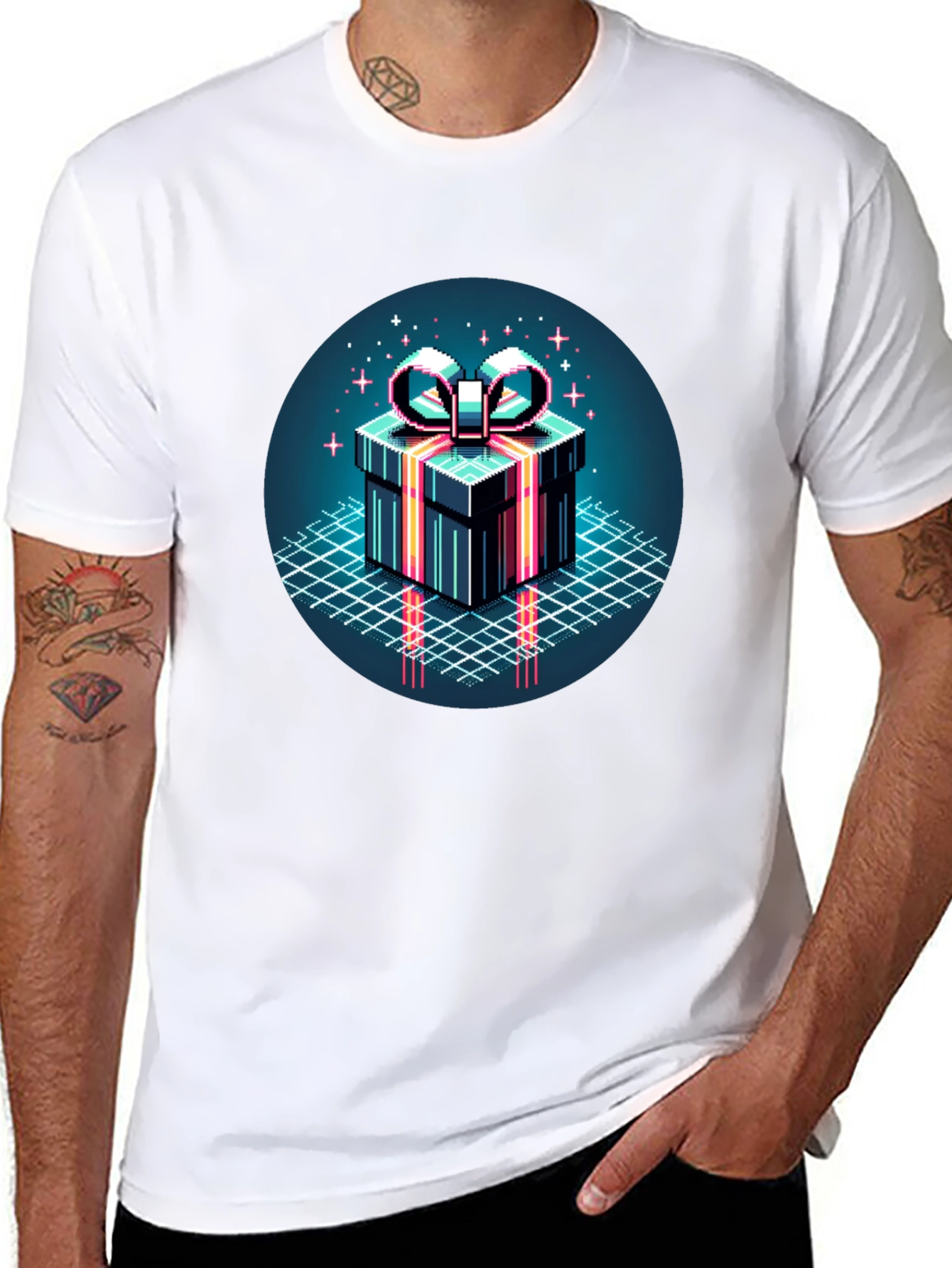 Retro Pixel Gift T-Shirt