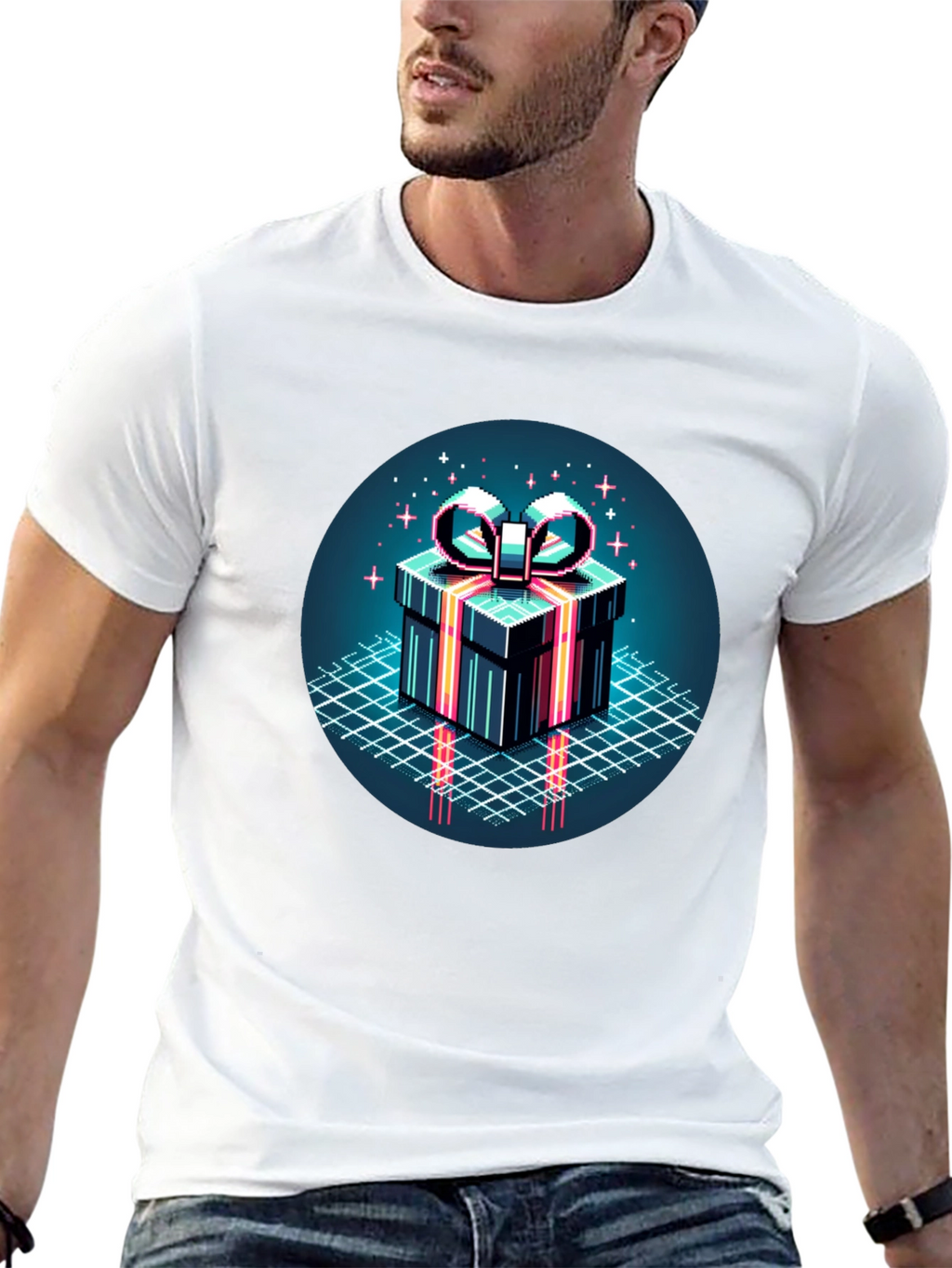 Retro Pixel Gift T-Shirt