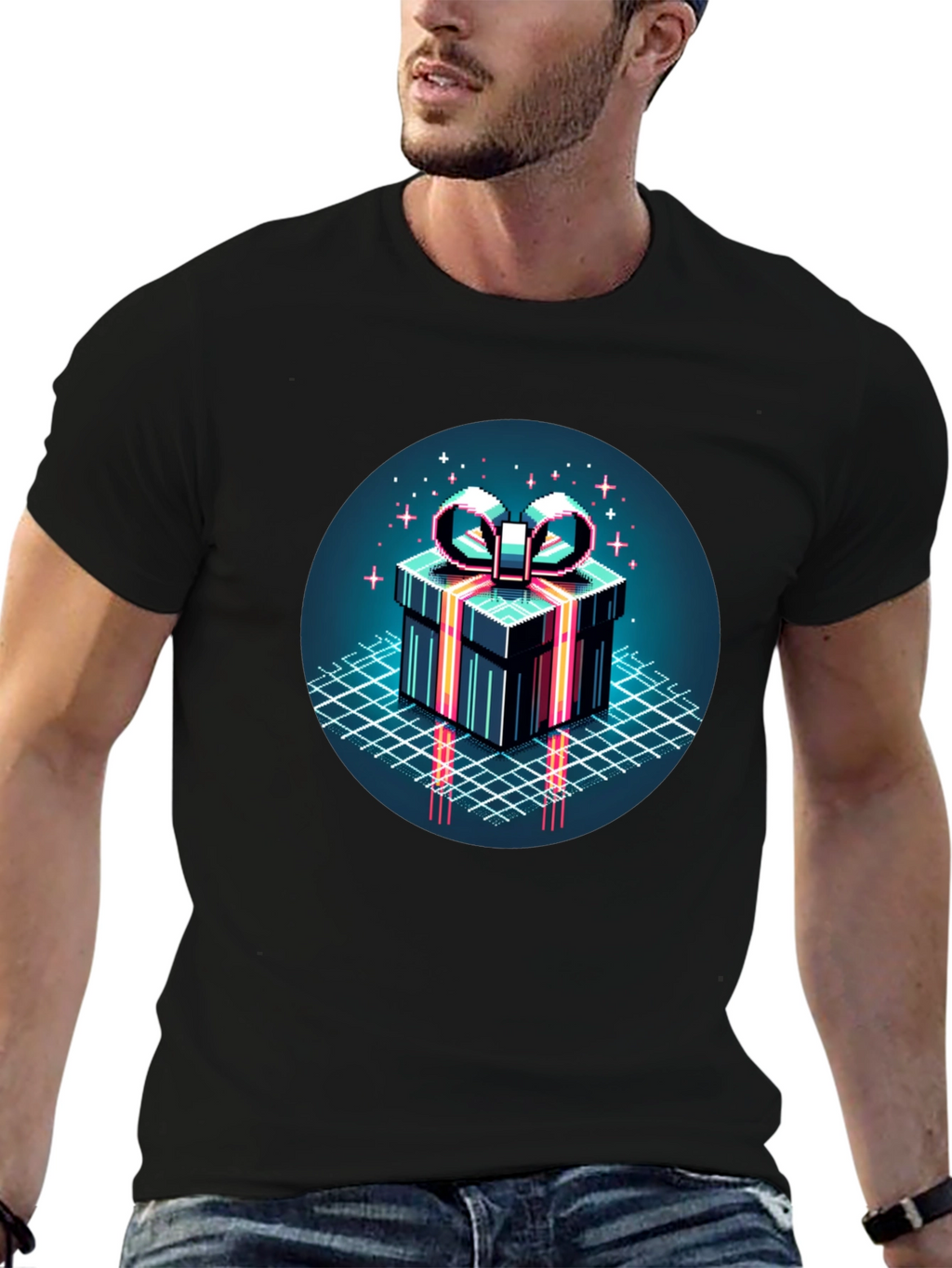 Retro Pixel Gift T-Shirt