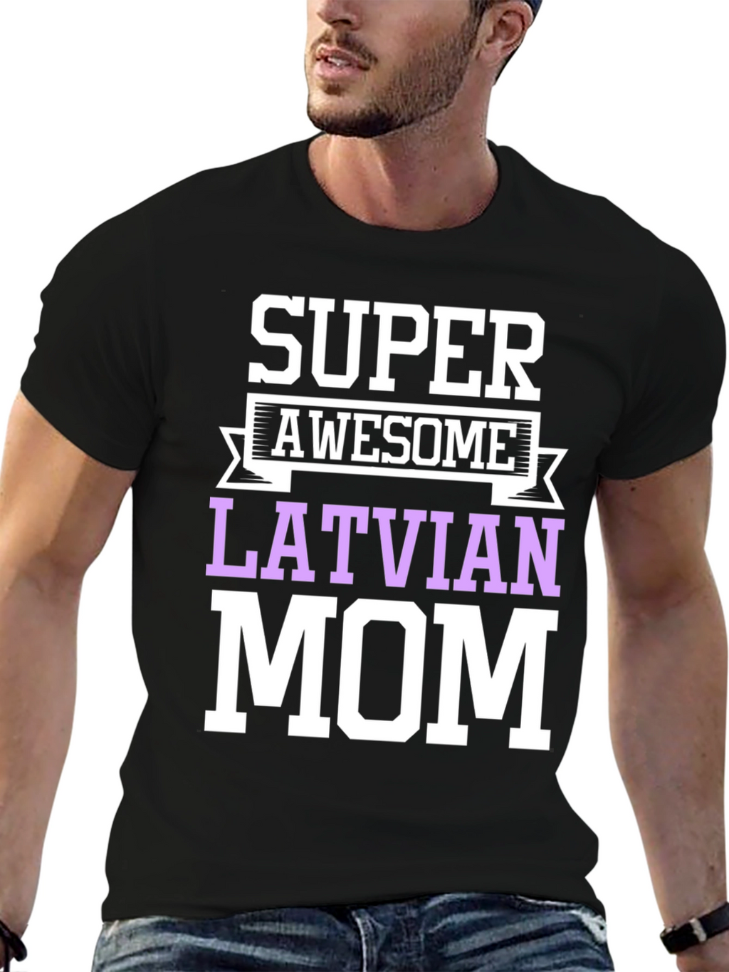 Super Awesome Latvian Mom T-Shirt