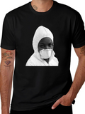 Hazmat Style Graphic T-Shirt - Bold Streetwear