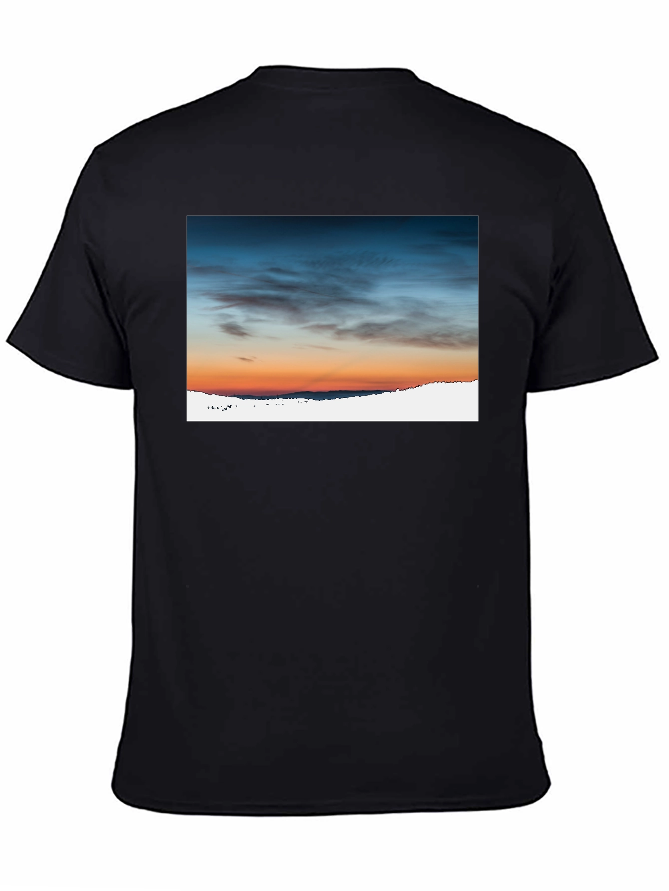 Sunset Sky Graphic Tee - Premium Cotton Blend