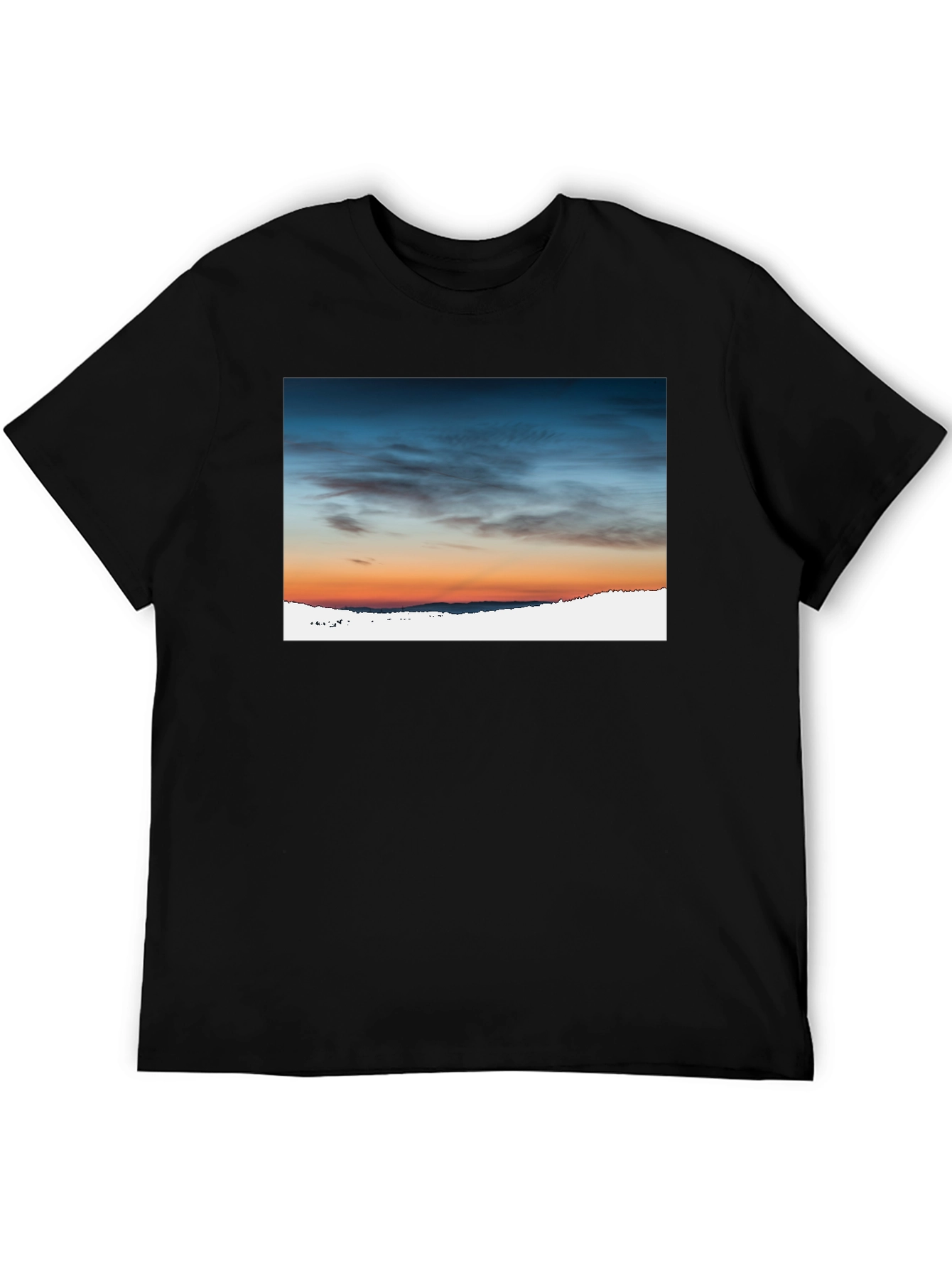 Sunset Sky Graphic Tee - Premium Cotton Blend