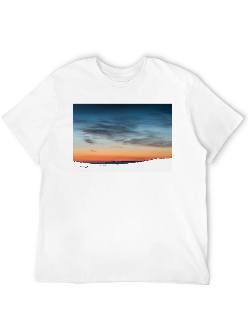 Sunset Sky Graphic Tee - Premium Cotton Blend