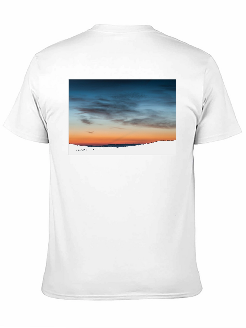 Sunset Sky Graphic Tee - Premium Cotton Blend