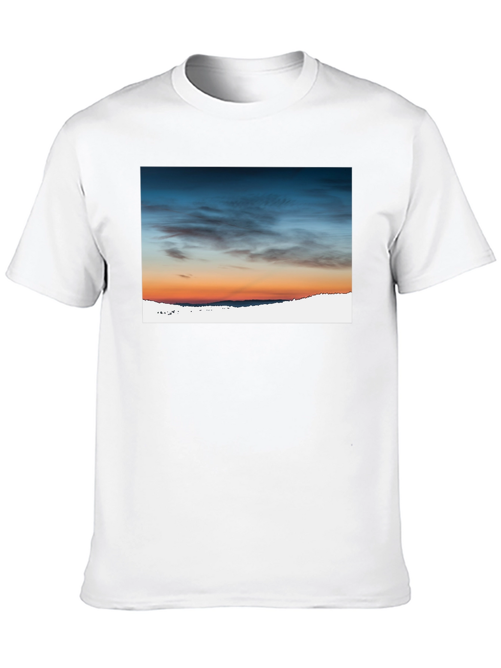 Sunset Sky Graphic Tee - Premium Cotton Blend
