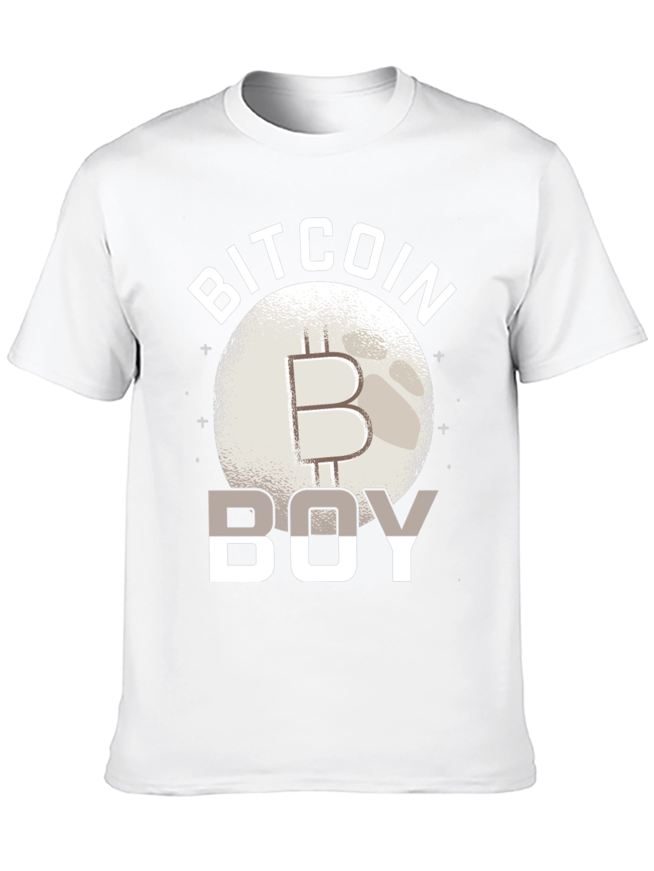 Bitcoin Boy Graphic Tee - Crypto Enthusiast Apparel