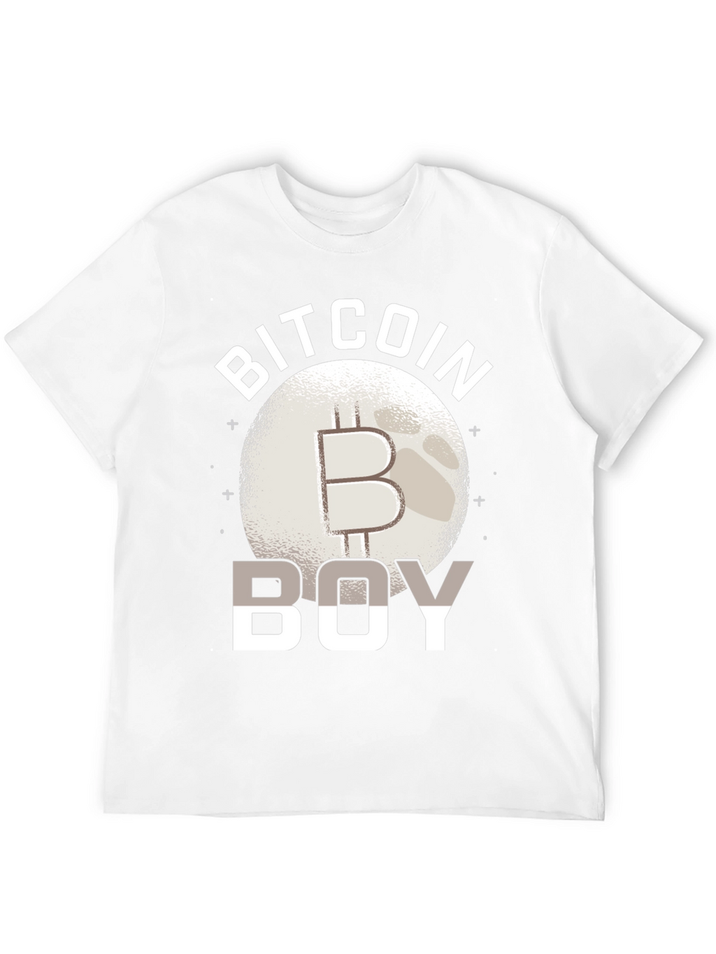 Bitcoin Boy Graphic Tee - Crypto Enthusiast Apparel