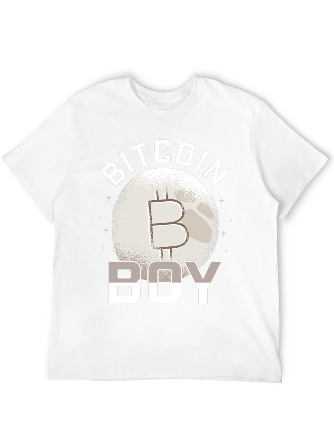 Bitcoin Boy Graphic Tee - Crypto Enthusiast Apparel