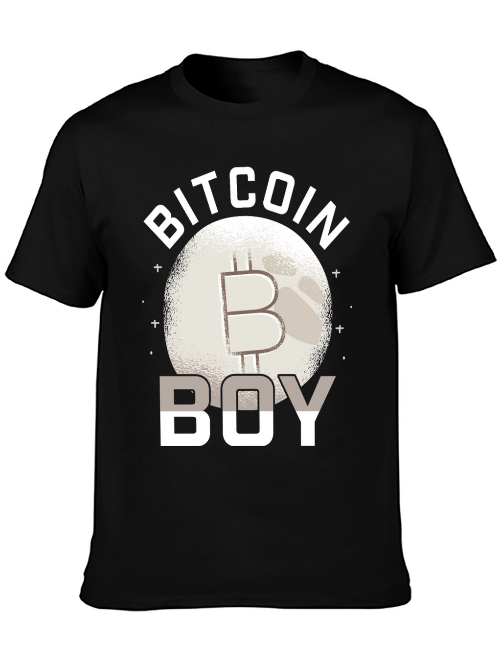 Bitcoin Boy Graphic Tee - Crypto Enthusiast Apparel