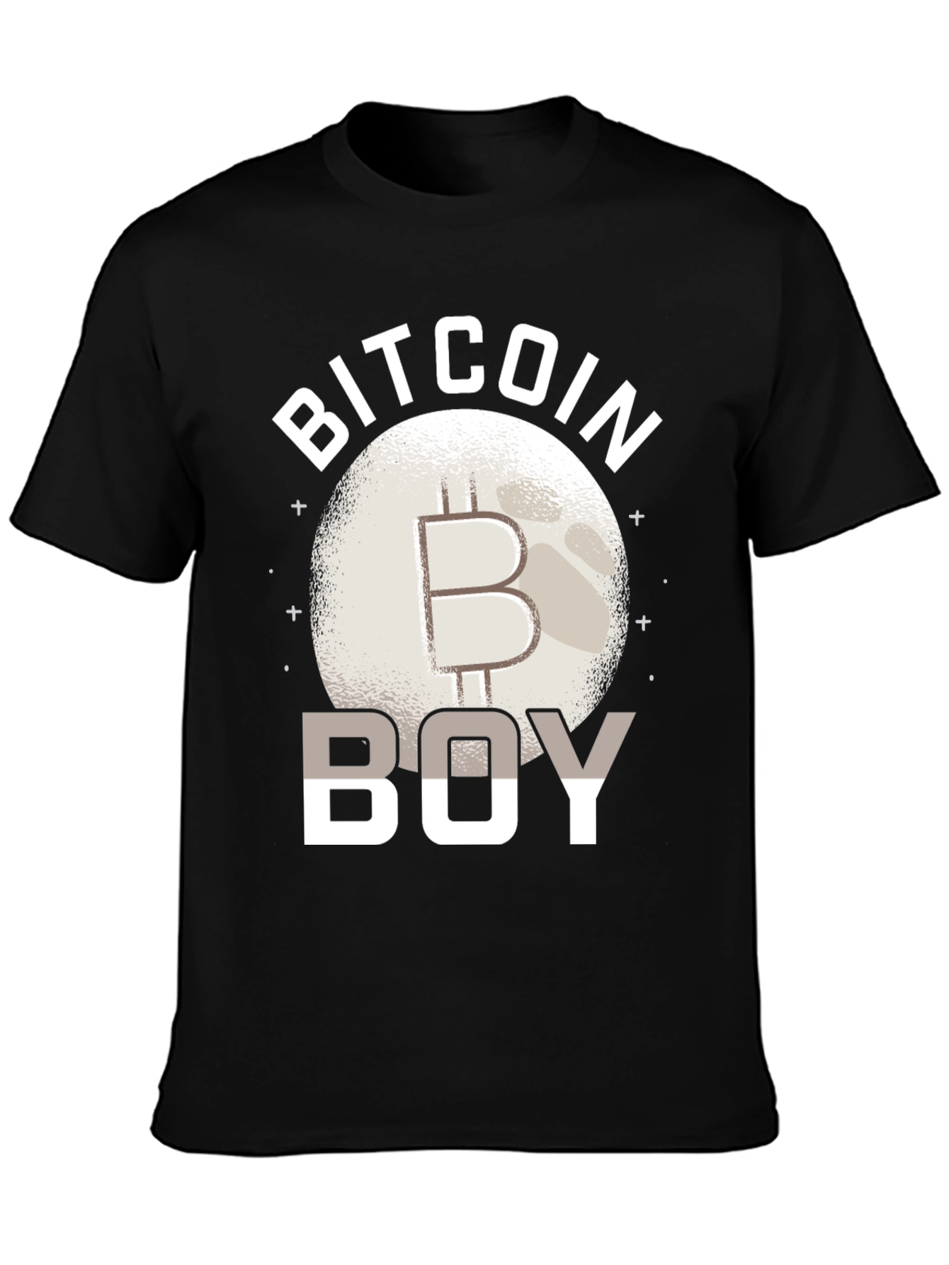Bitcoin Boy Graphic Tee - Crypto Enthusiast Apparel