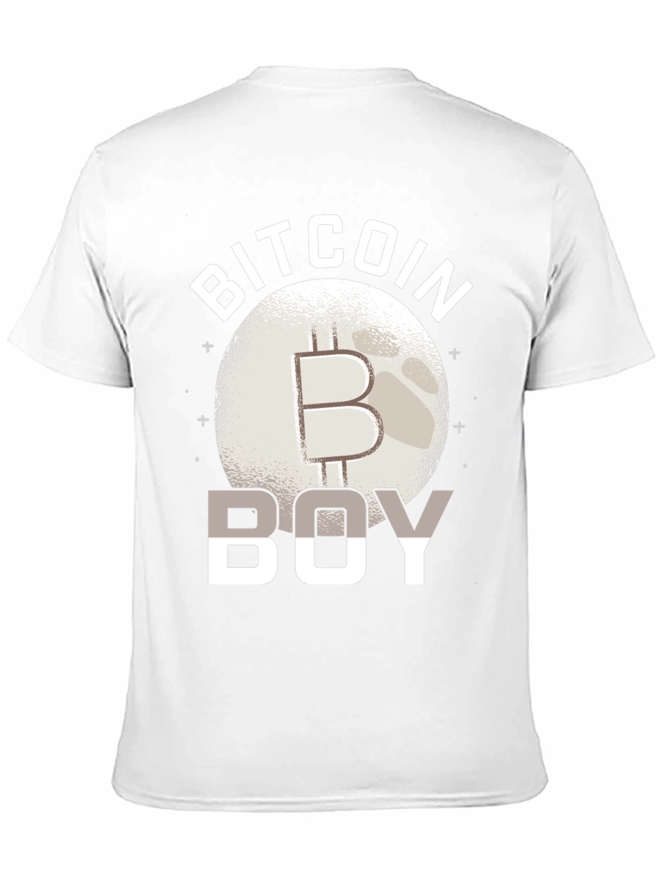 Bitcoin Boy Graphic Tee - Crypto Enthusiast Apparel