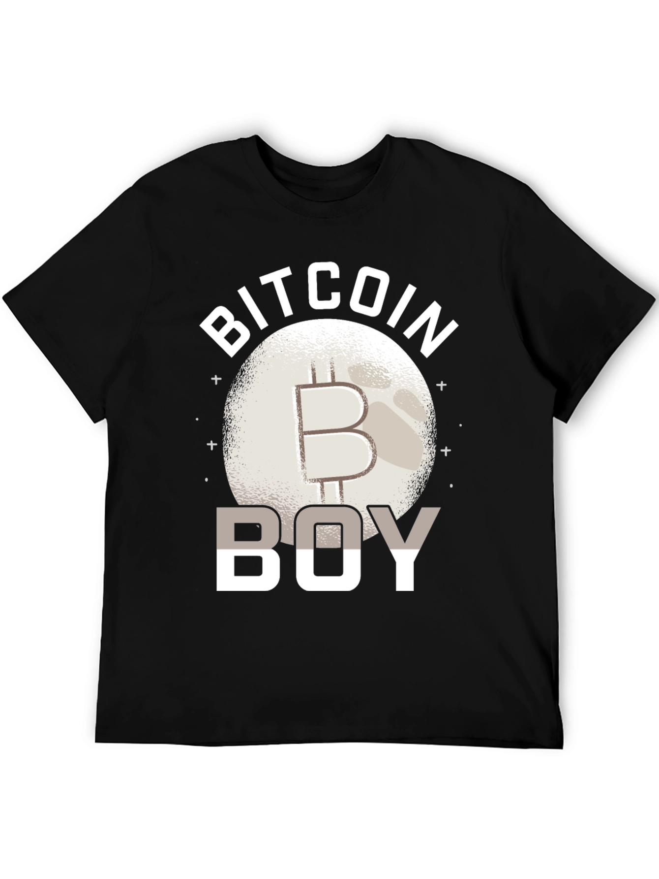 Bitcoin Boy Graphic Tee - Crypto Enthusiast Apparel