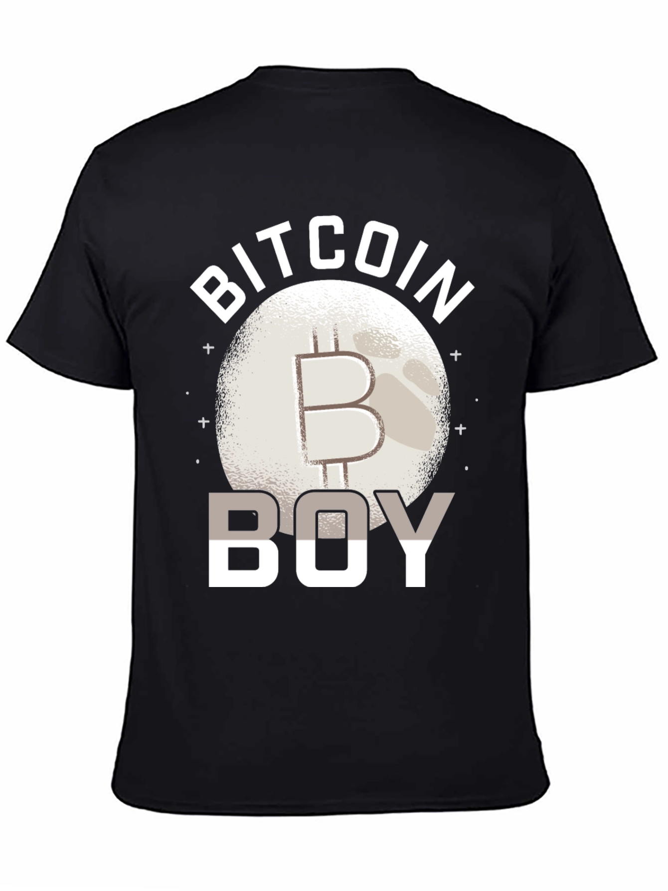 Bitcoin Boy Graphic Tee - Crypto Enthusiast Apparel