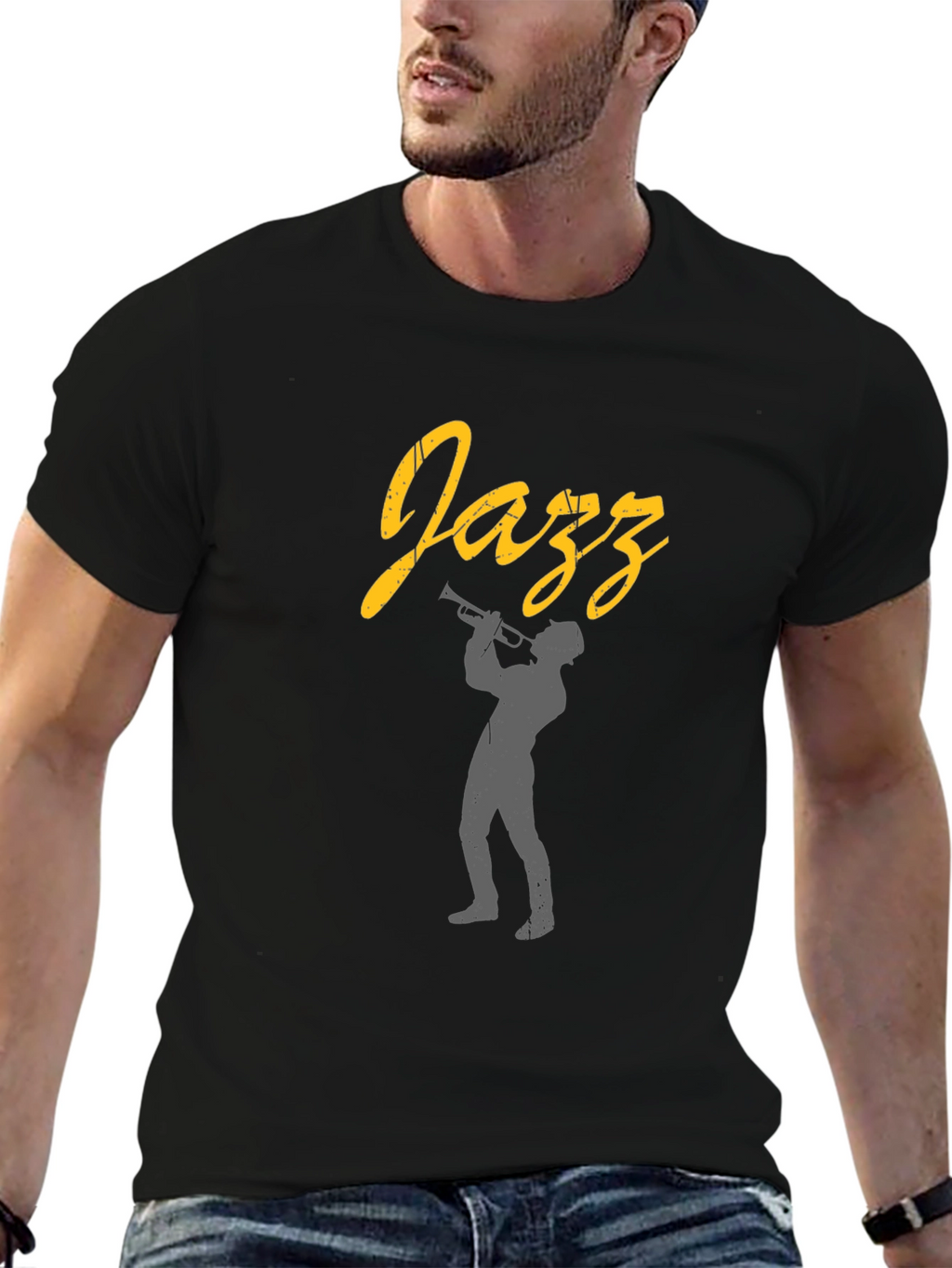 Jazz Musician Graphic T-Shirt