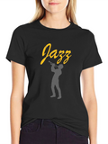 Jazz Musician Graphic T-Shirt
